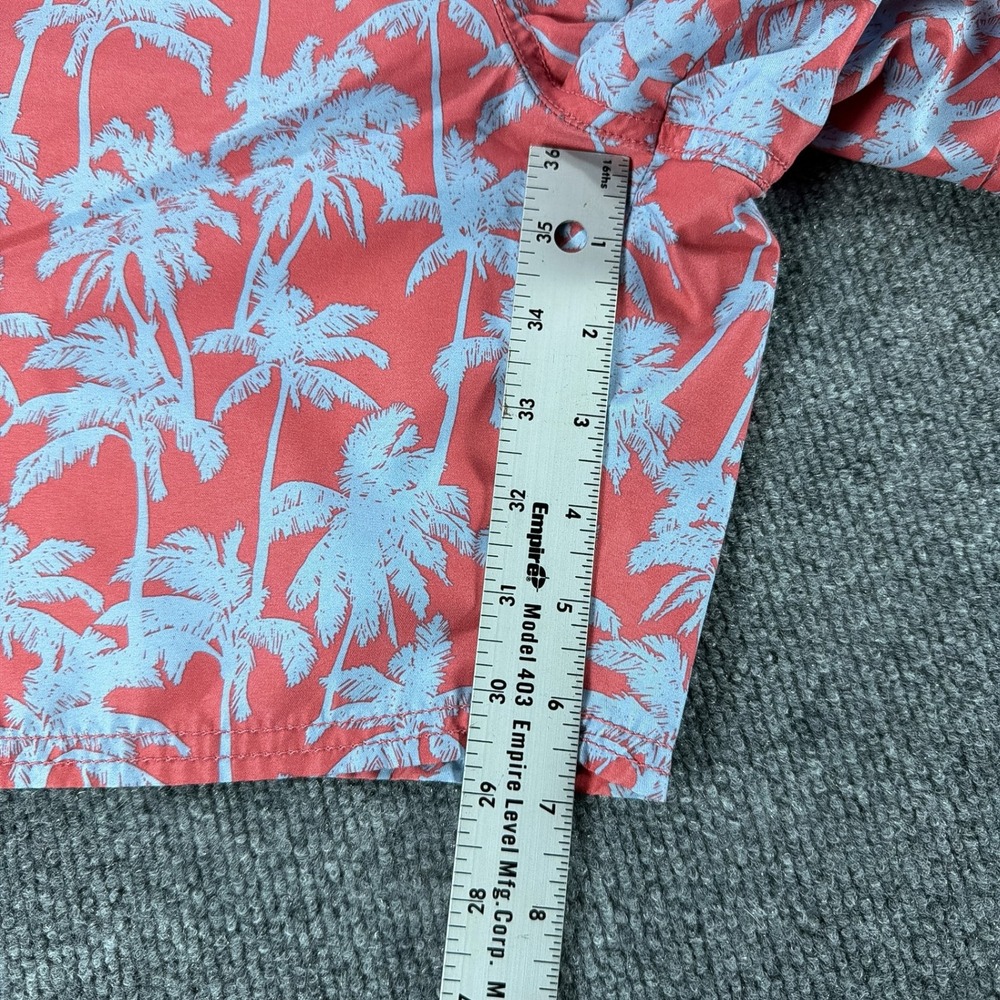 Vineyard Vines Mens Large Swim Trunks Red Palm Tree Mesh Lined Shorts Summer - Picture 4 of 8